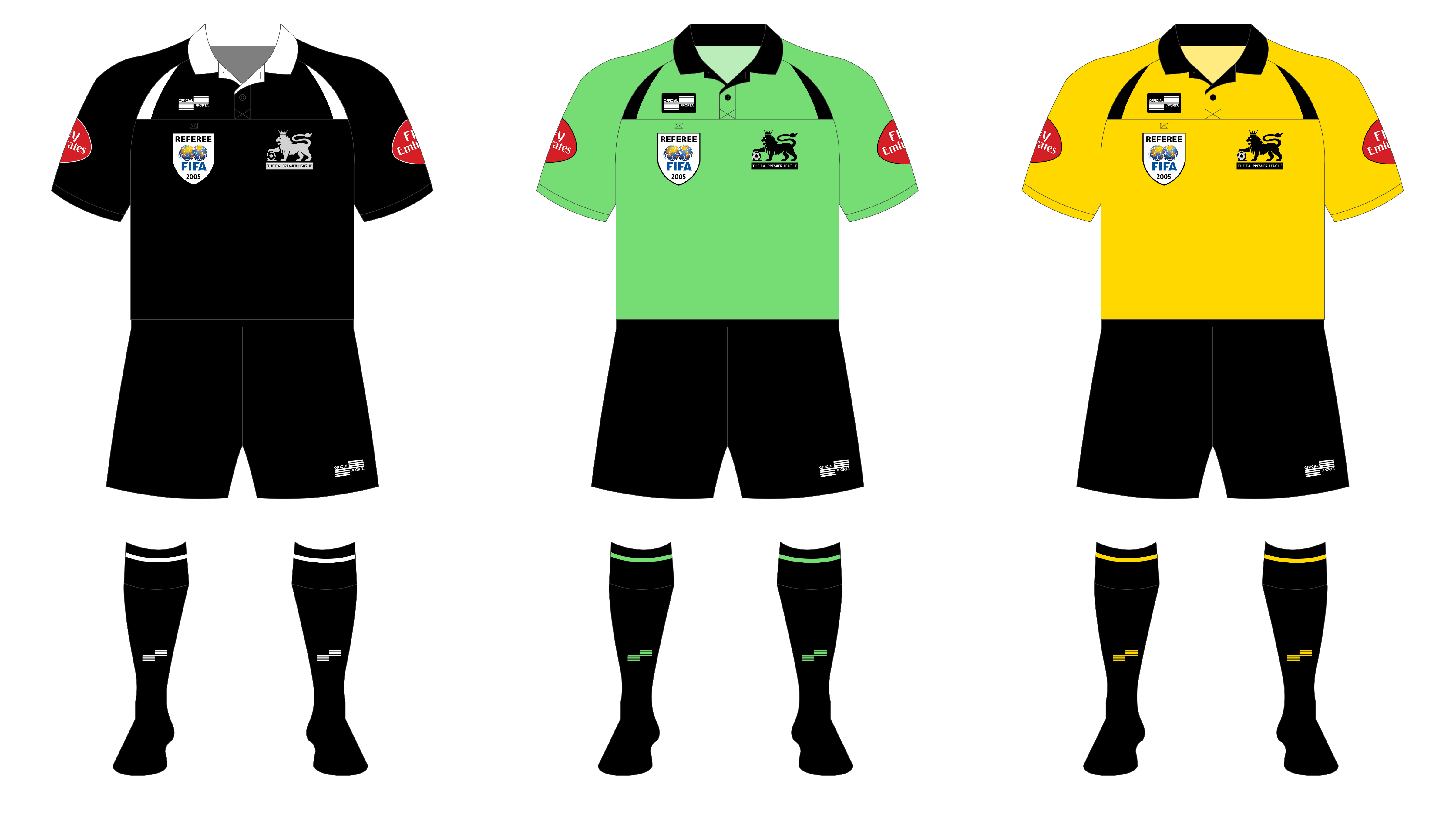 Winners Sportswear Premium Soccer Referee Shorts 